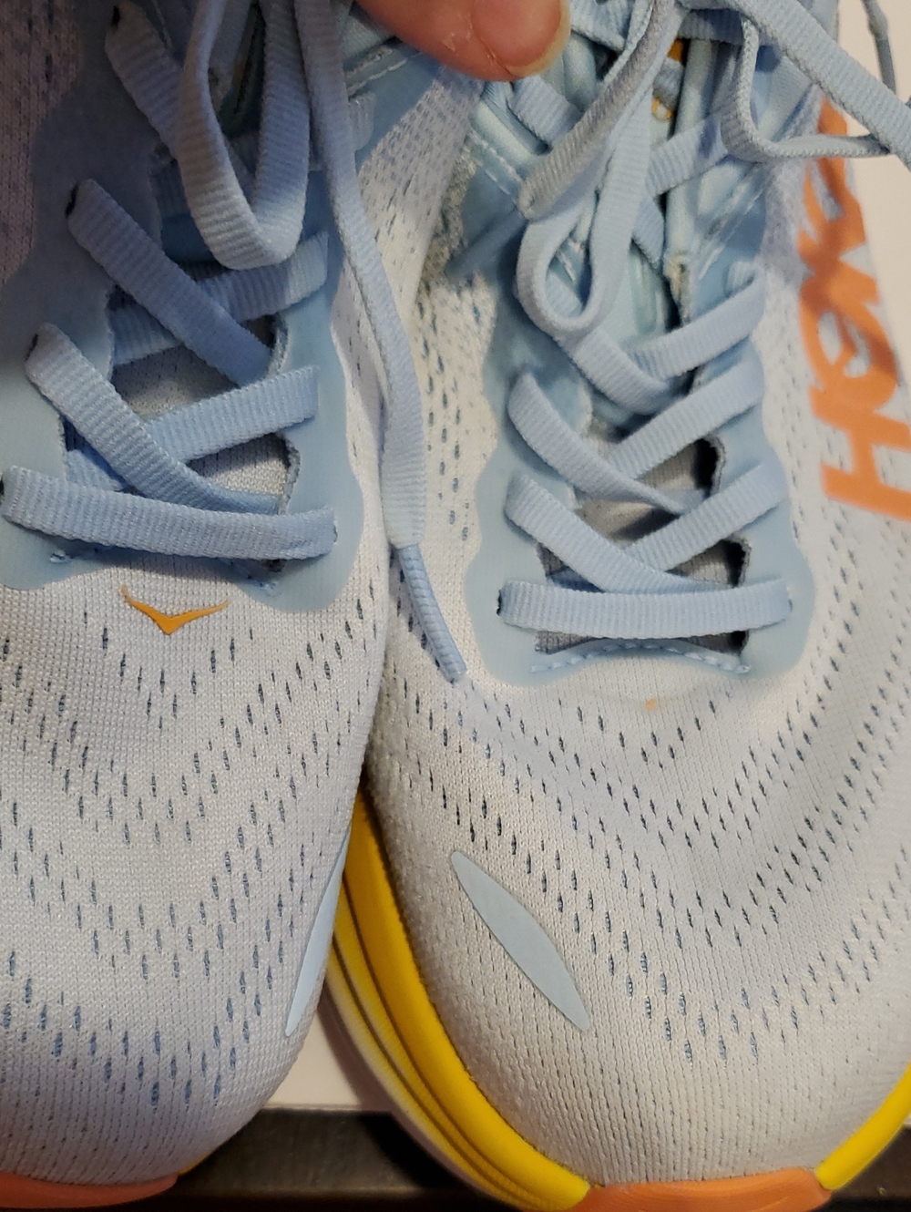 Hoka Bondi 8 Women's Running Shoe Sneaker In Summer Song Country Air Size 8.5D - Picture 7 of 9
